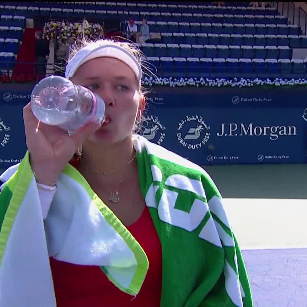 “It’s tough but I’m built for this” Peyton Stearns | #DDFTennis
