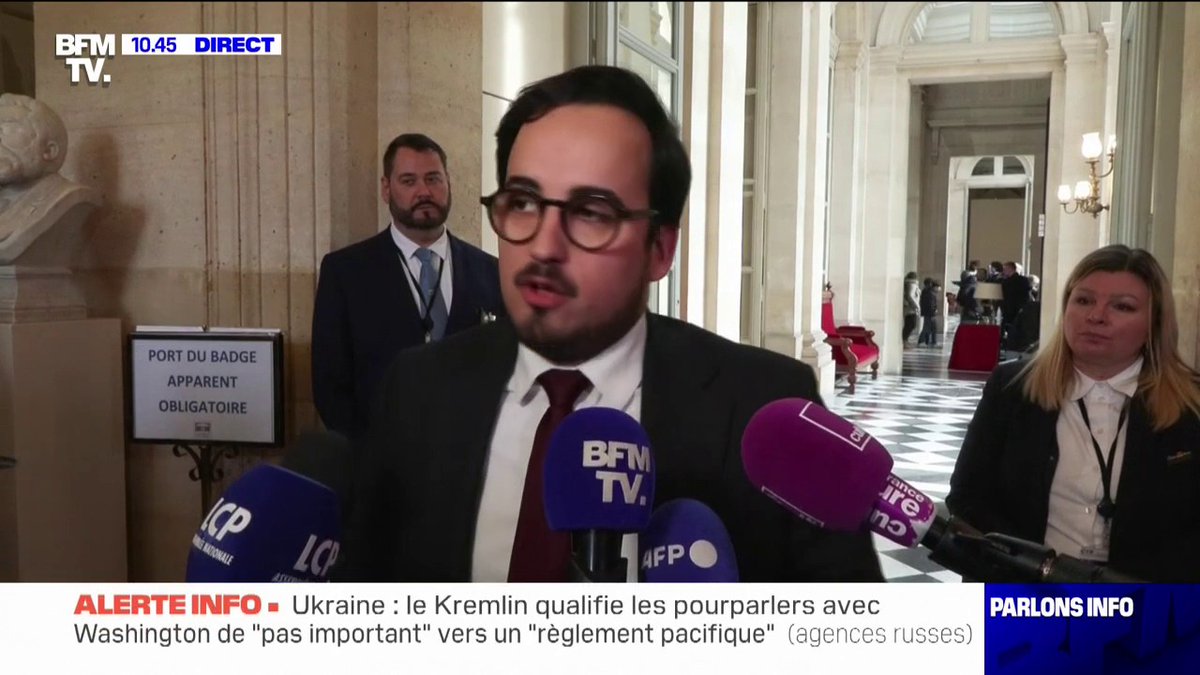Présidence du Conseil constitutionnel: "L'ensemble du groupe RN s'est abstenu" sur la candidature de Richard Ferrand, indique le député Bryan Masson