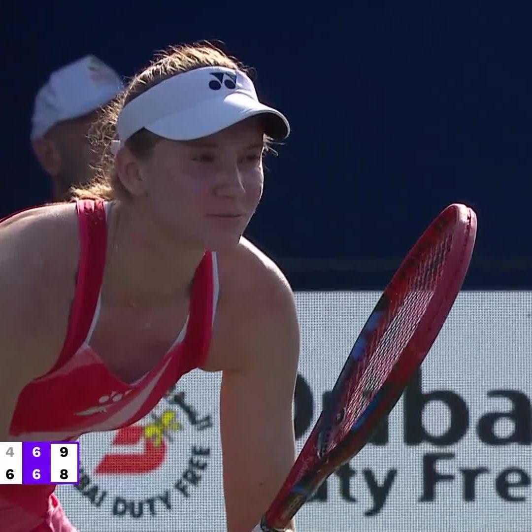 4 match points saved 😮 and 6-3 down in the tiebreaker Rybakina comes back to force a decider against Badosa! #DDFTennis