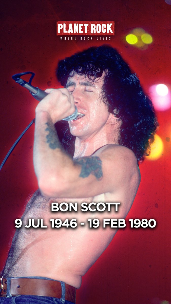 Remembering Bon Scott on the 45th anniversary of his passing. A true rock legend. AC/DC⚡️