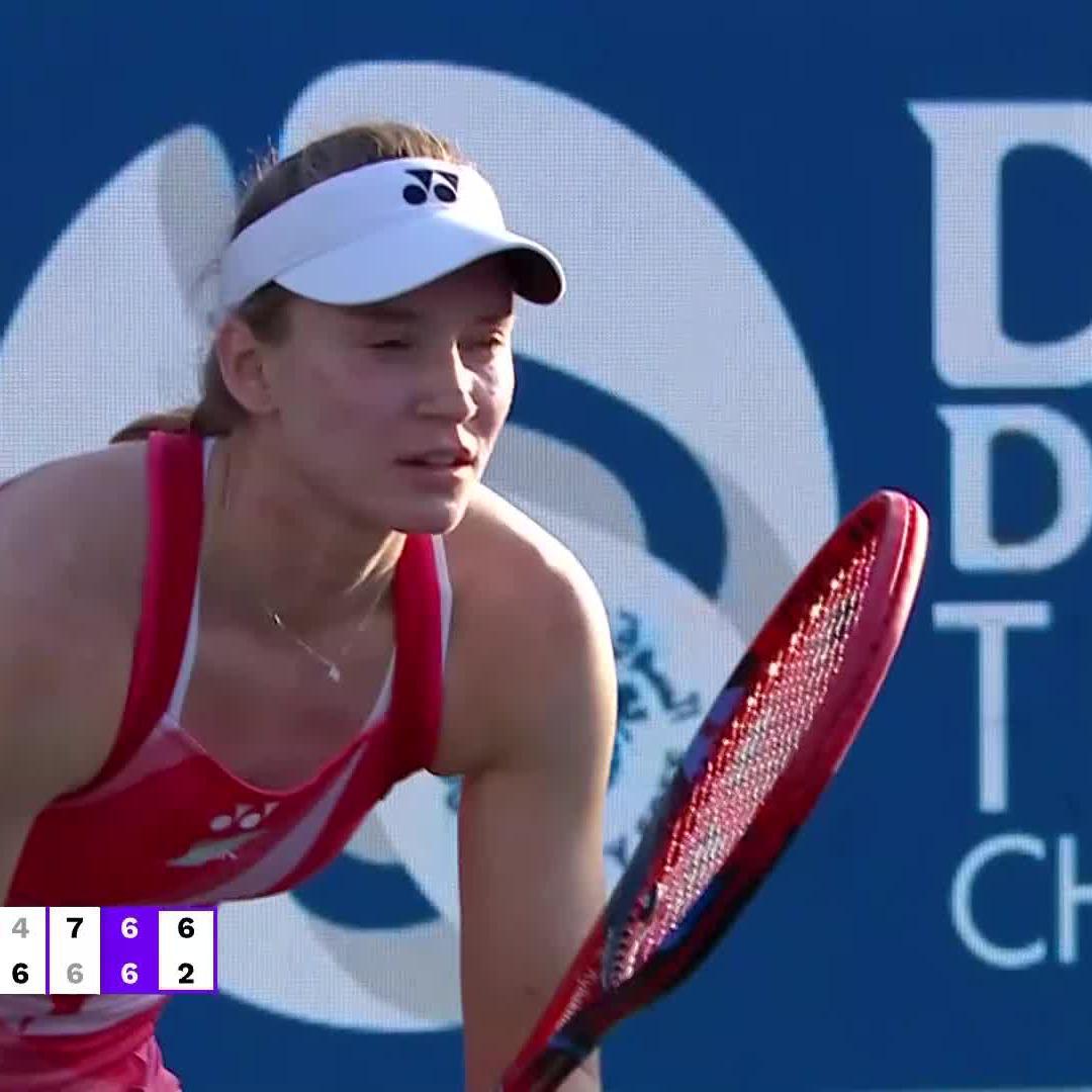 Elena Rybakina’s reaction after beating Paula Badosa in Dubai. SIX MATCH POINTS SAVED. But she celebrates like she just had a good cup of coffee. How could anyone not appreciate her. There will never be another Lena. Stone cold. 🥶🐠