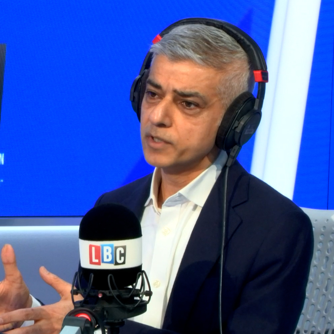 ‘What beggars belief is the President of the USA apparently rewarding the aggressor.’ Sir Sadiq Khan shares his concerns with James O’Brien about Donald Trump’s involvement in Ukraine peace talks.
