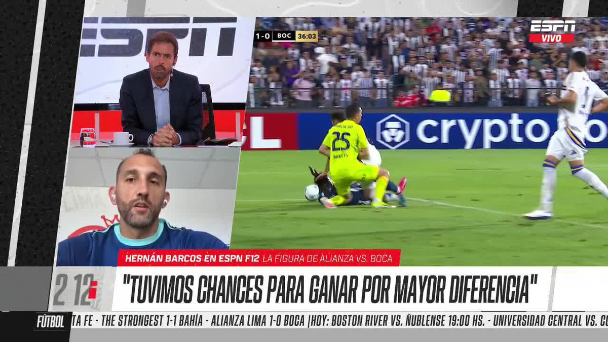 "PEDIMOS QUE SEAN LEALES" Hernán Barcos habló sobre el arbitraje y palpitó la vuelta en la cancha de Boca. 📺 No te pierdas #ESPNF12 en vivo por #DisneyPlus