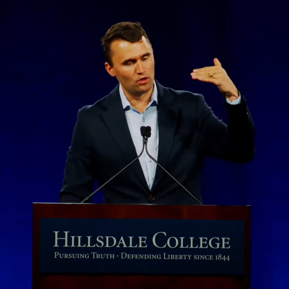 It's now just about 50 years that my friends and I have been writing that there is a new kind of government among us, and it will ultimately destroy the country. And now, for the first time, thanks to people like Donald J. Trump, Elon Musk, Charlie Kirk, there is an incessant, coherent, and smart attack on that.