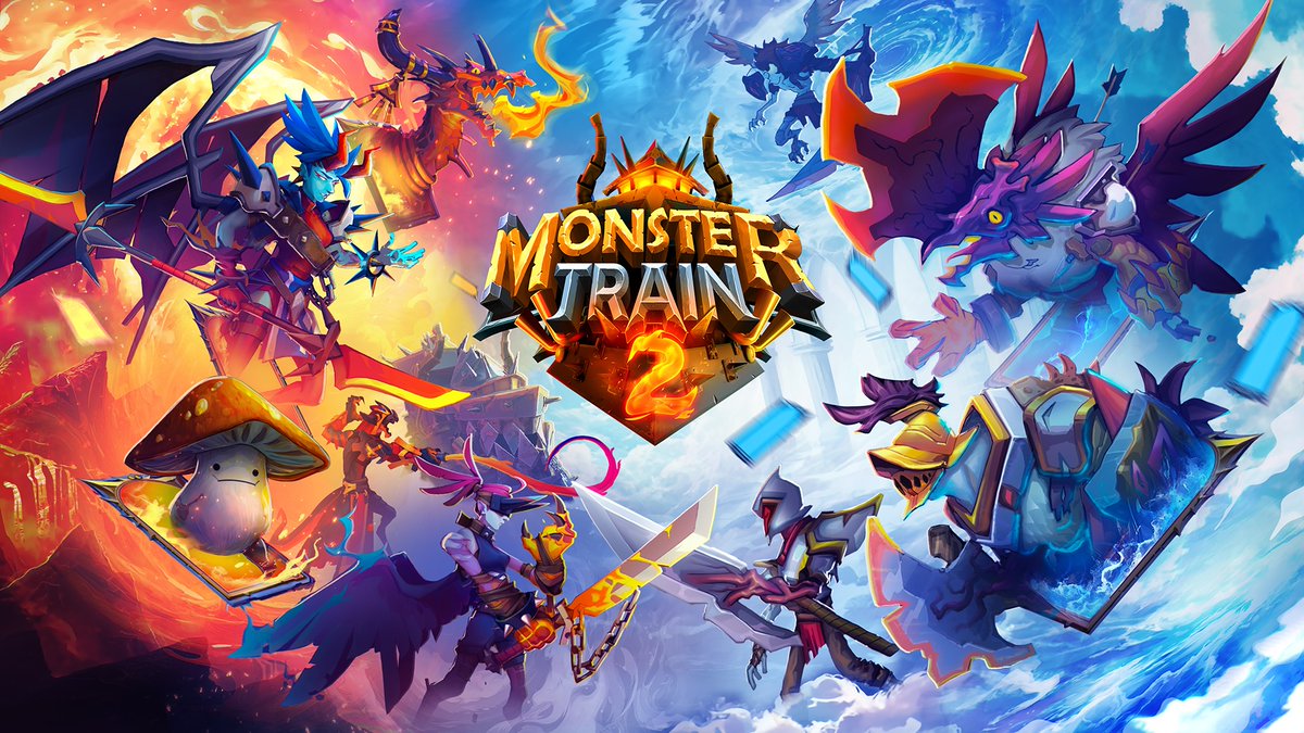 Time to raise hell in heaven! Monster Train 2 from our friends Shiny Shoe and Big Fan Games is coming and there's a demo available now on Steam! 🔥🚂🔥