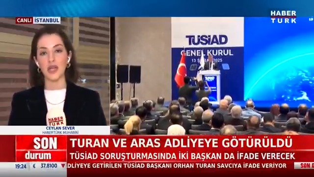 #SONDURUM - TÜSİAD'a ikinci soruşturma... Başkan Orhan Turan hakkında da soruşturma başlatıldı.
