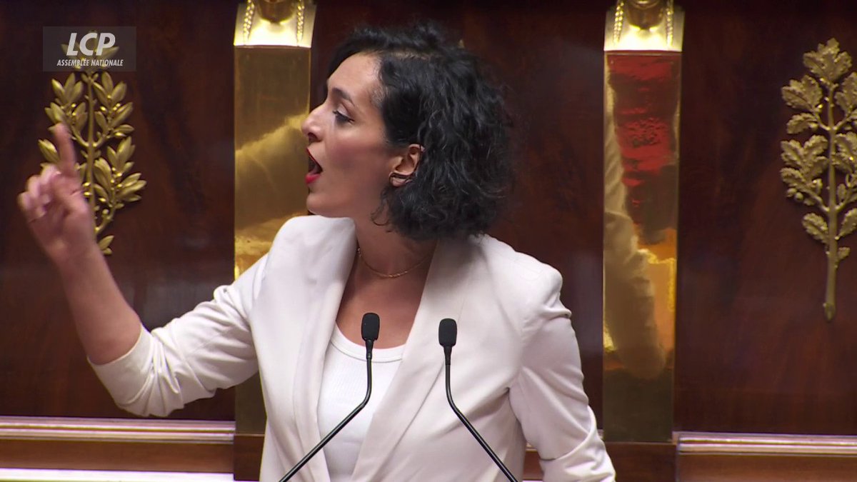 .Ayda Hadizadeh - Députée du Val d’Oise (Socialistes) : "Moi qui suis née en Iran, moi dont la mère a fui l'obscurantisme, moi je n'ai pas une goutte de sang français dans les veines, c'est toute la France qui coule dans mes veines." #DirectAN