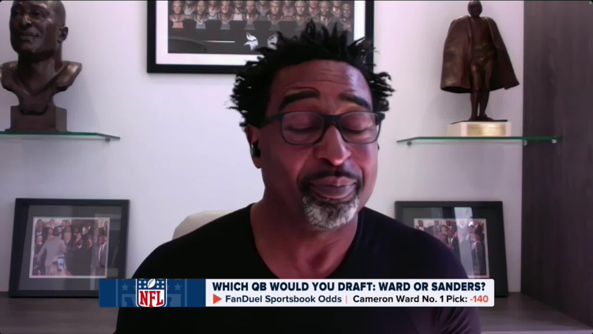 HOF Cris Carter on where Shedeur Sanders and Cam Ward should WANT to get drafted 😲 "For me I wouldn't care to be 1st... I'd rather go to Pete Carroll and go to the Raiders and Tom Brady." Kay Adams Las Vegas Raiders | #RaiderNation