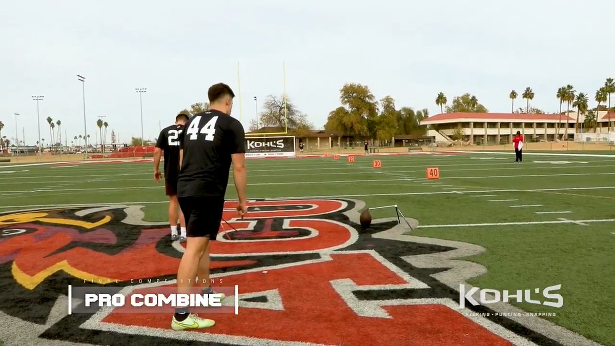 NFL Free Agent Chase Contreraz of Iowa State topped the field goal charts, earning himself a spot in the finals of the 2025 #KohlsProCombine. Iowa State Football // #NFL