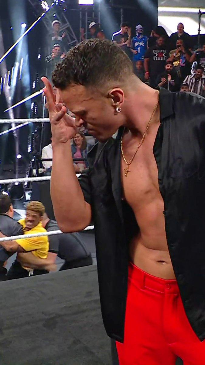 Ricky Saints isn't here to take part, he's here to take over. 😤 #WWENXT