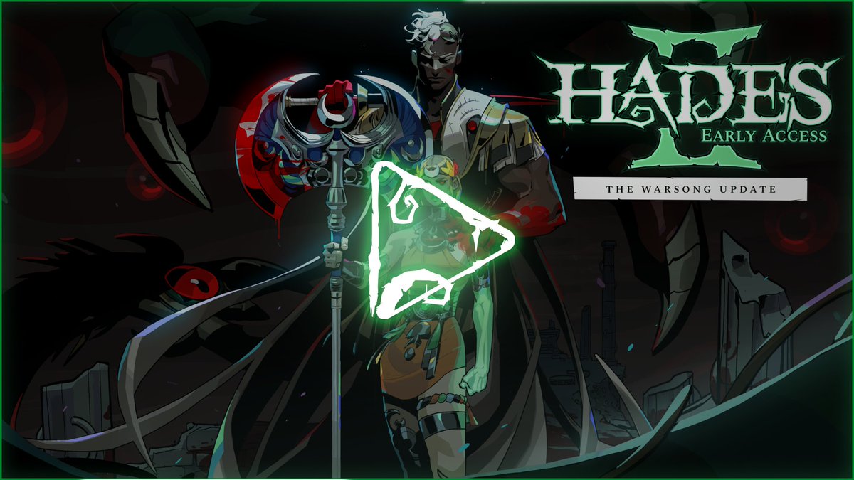 The WARSONG UPDATE for HADES II is here!!⚔️ Face the final confrontation, meet Ares, and more in our second Major Update in Early Access! 📝Patch notes: 🌒Play now: · Steam: · Epic: #HadesGame #Hades2