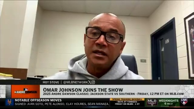 .Jackson State Baseball skipper Omar Johnson speaks on having a winning record in all 18 seasons as Head Coach, Black representation around baseball and the Andre Dawson Classic ⚾️ Catch Jackson State in action Friday on | MLBDevelops