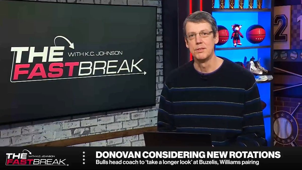 "This pairing of Matas Buzelis and Patrick Williams could be a pairing for the future." In the latest episode of The Fastbreak, K.C. Johnson dives into Billy Donovan considering new rotations 👀