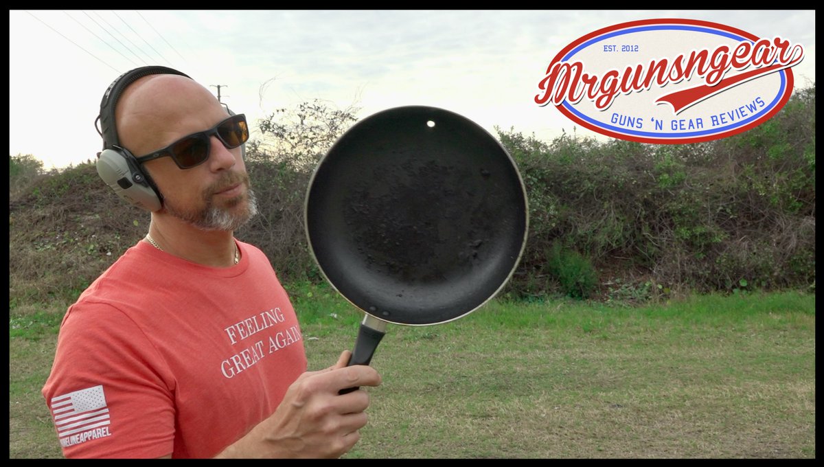 Can a frying pan stop bullets and be used as improvised body armor? Only one way to find out... 🇺🇸