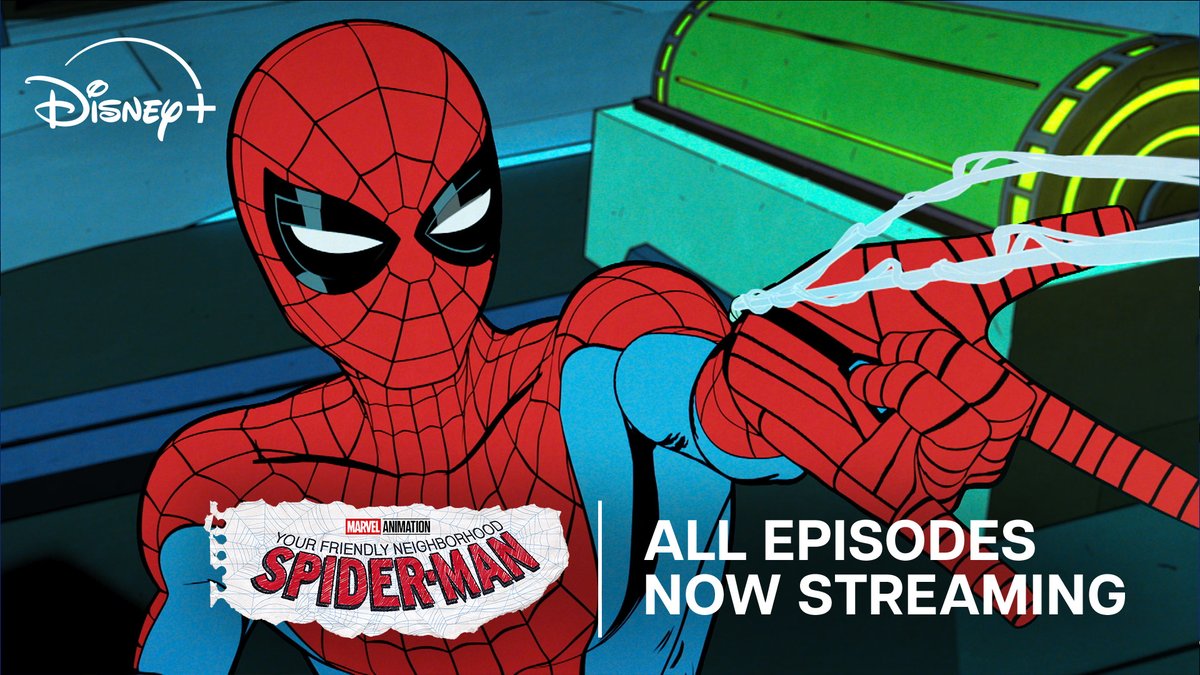 See you in the neighborhood 👋 All 10 episodes of #YourFriendlyNeighborhoodSpiderMan are now streaming only on Disney+.