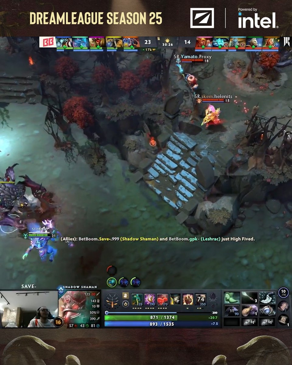 Rosh really had it out for gpk 😂 #DreamLeague