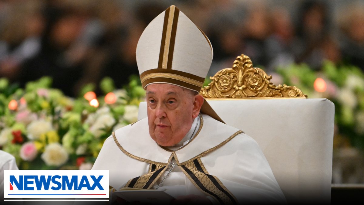 UPDATE: Pope Francis' condition remains "stationary" following his double pneumonia diagnosis, with blood tests showing "slight improvement," the Vatican said in a statement. NEWSMAX Correspondent Ryan Thompson has more.