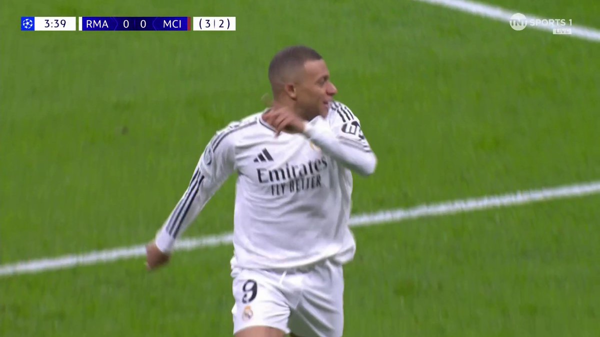Kylian Mbappé, that is a brilliant finish 👏 Real Madrid extend their lead with an early goal! 📺 TNT Sports & discovery+ UK