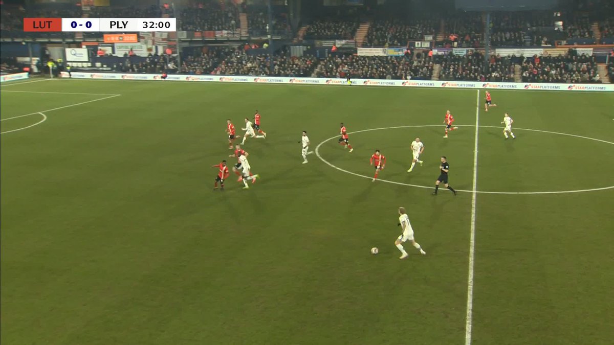 Plymouth thought they had the opening goal, but it's disallowed for offside 😩