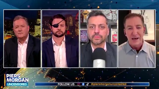 "For a person who has spoken so much about Palestine... you have the complete opposite logic when it comes to Russia occupying Ukraine - and I wonder why!" 📺 Piers Morgan | Glenn Greenwald | Dan Crenshaw | Wajahat Ali