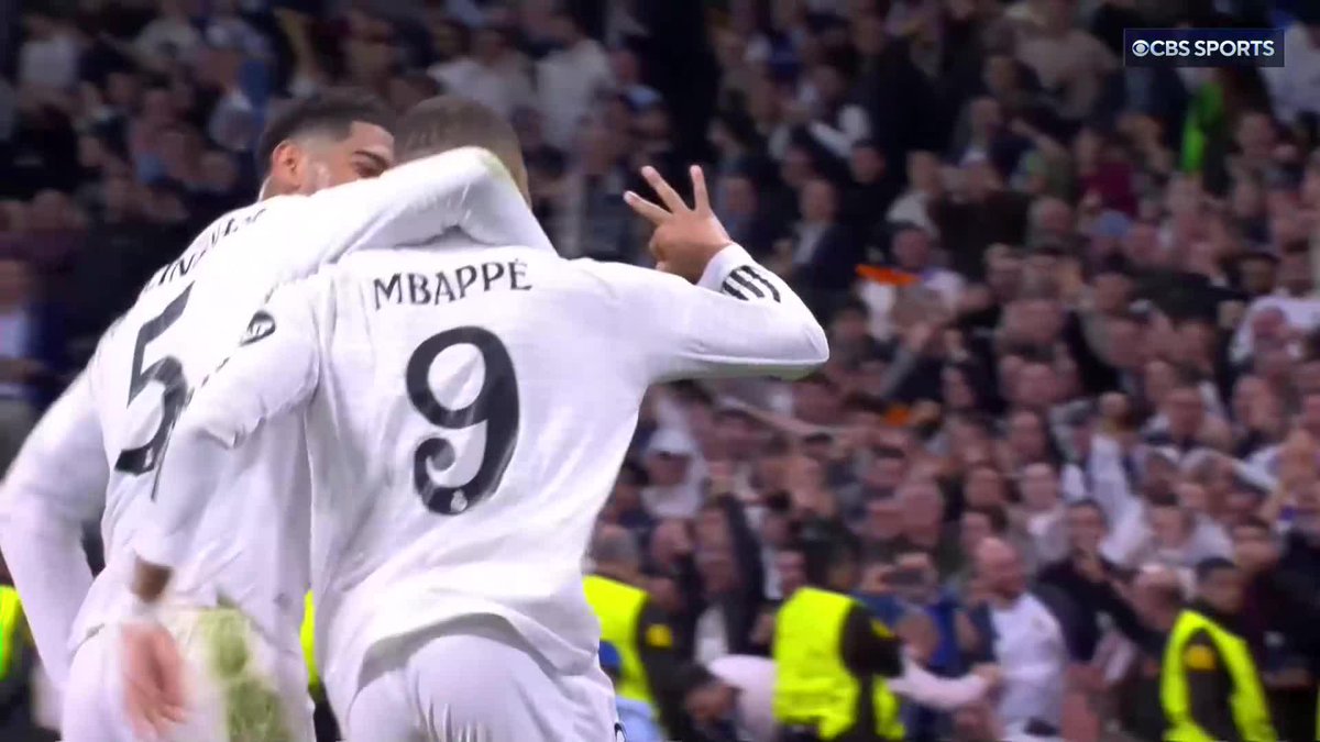 Kylian Mbappé completes his first hat-trick at the Bernabéu ⚡