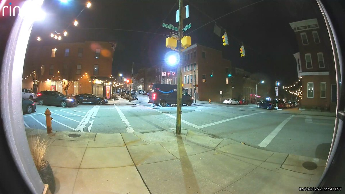 WARNING: This video contains the scene of a disturbing situation. A woman is suffering from injuries after an Amazon driver ran her over in Baltimore. LATEST: