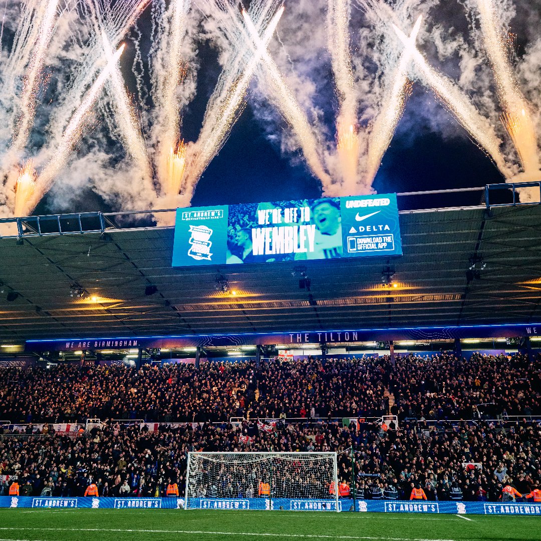 Wembley. Bluenoses, you, more than anyone, deserve this. You've stuck with us through thick and thin and that never goes unnoticed. Keep Right On. 💙