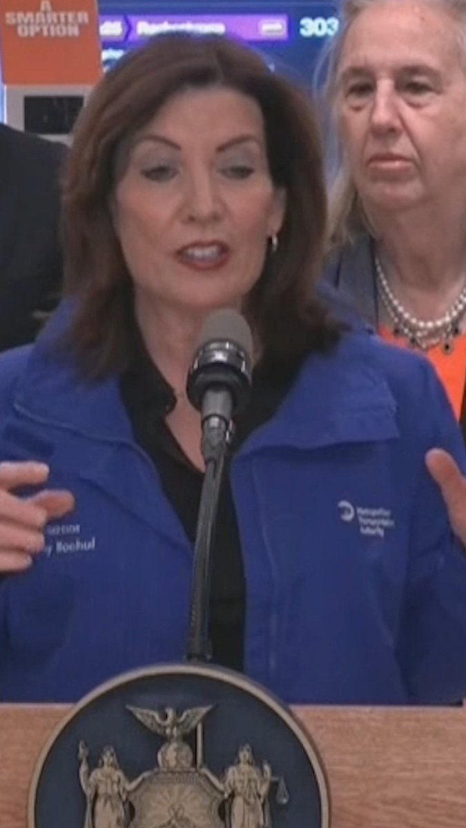 Gov. Hochul: "Are you going to slam handcuffs on my hands?"