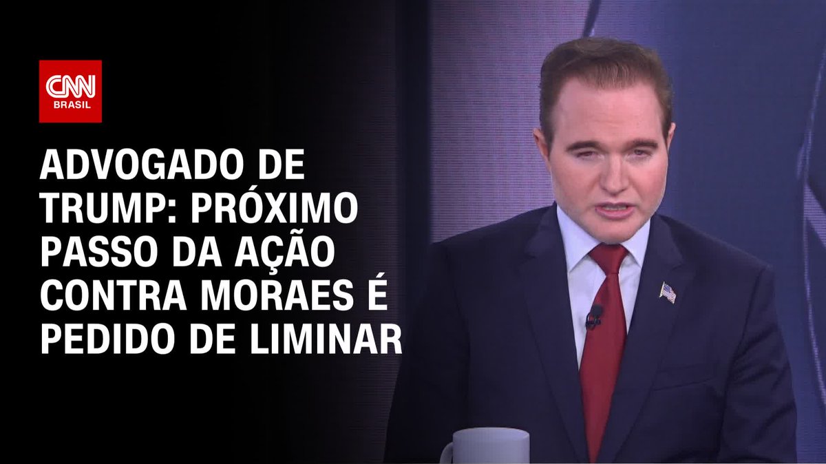 Em entrevista à CNN, Martin De Luca, advogado representante do presidente americano, Donald Trump, e da empresa Rumble no processo contra o ministro do STF Alexandre de Moraes, detalha que o próximo passo da ação é entrar com o pedido de uma liminar #CNNArena