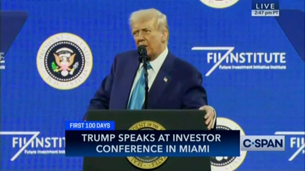 Trump: I want to thank Kristi Noem, she’s doing a fantastic job as governor of South Dakota (Kristi Noem is not the governor of South Dakota, she is a member of Trump’s Cabinet)