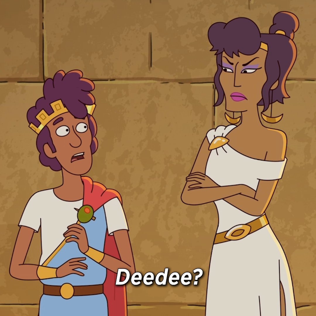 sorry deliria, only calling you deedee from now on 😂 watch #krapopolis anytime on Hulu!