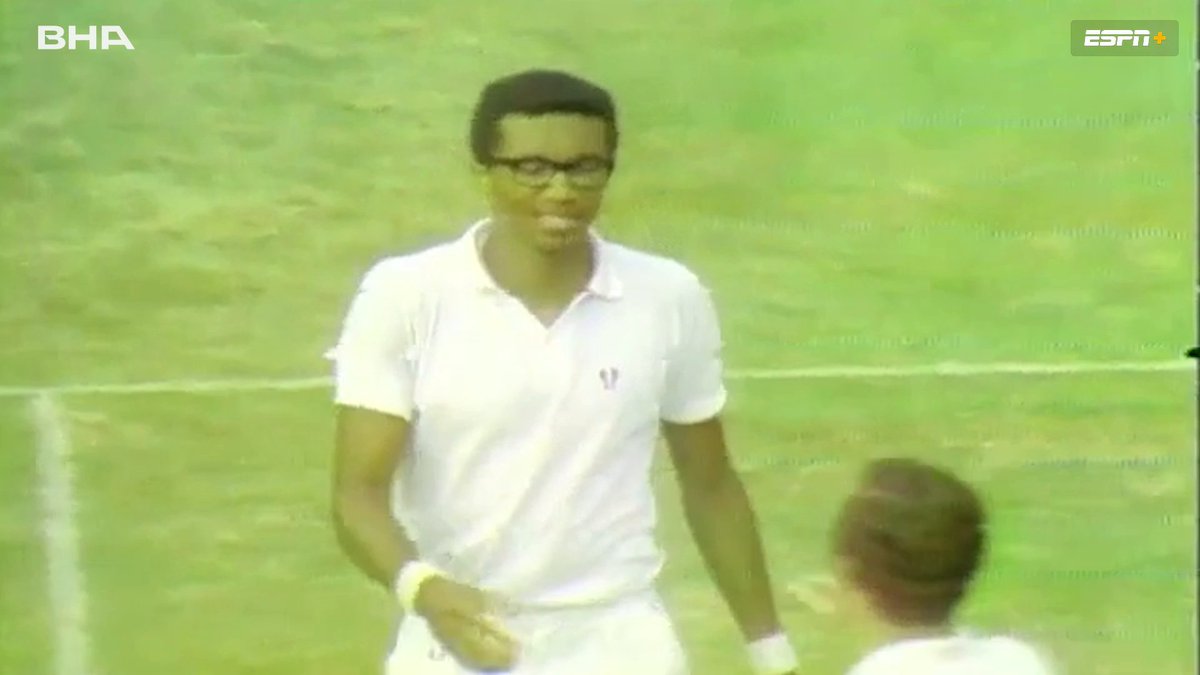 Arthur Ashe was the first Black man to win a Grand Slam title 🏆 'Arthur & Johnnie' on ESPN+ 🎥