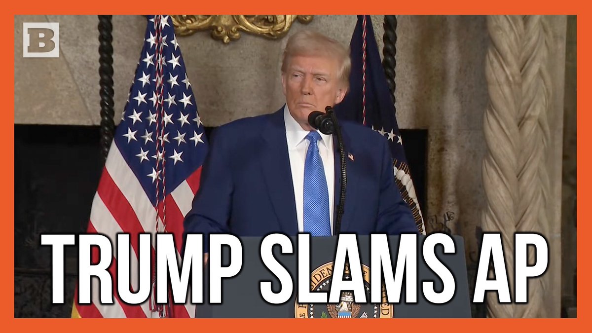 President Trump slams the Associated Press for being "very wrong" on covering himself, conservatives, and other matters