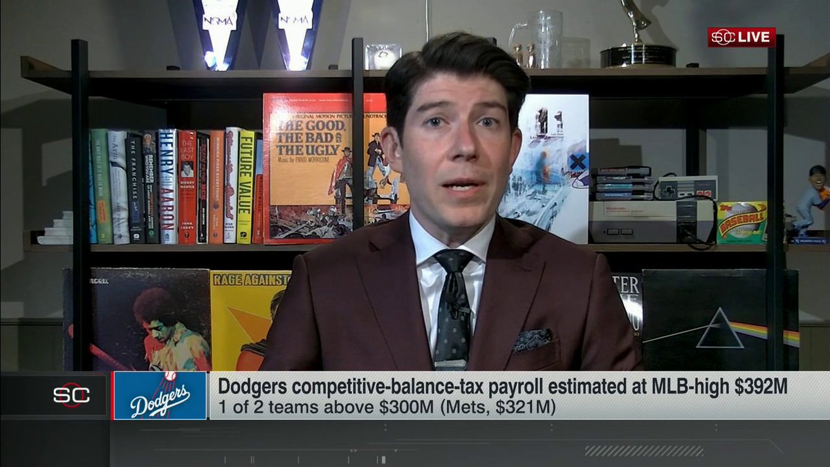 “What the Dodgers are doing is within the constraints of the collective bargaining agreement. … But it’s really the feeling of not being able to compete that is harming these teams, and harming fan bases more than anything.” Jeff Passan on the Dodgers' $392M payroll💰