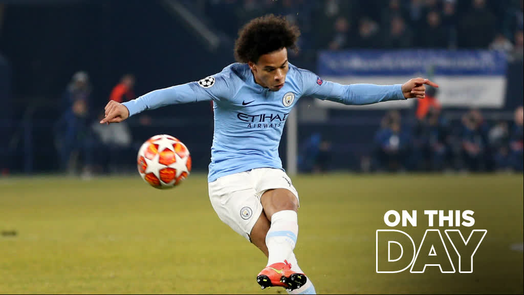 #OnThisDay: Schalke 2-3 #ManCity [2019] ⚽️ [38' P, 45' P] Nabil Bentaleb - ⚽️ [18'] Sergio Kun Aguero ⚽️ [85'] Leroy Sané ⚽️ [90'] Raheem Raheem Sterling