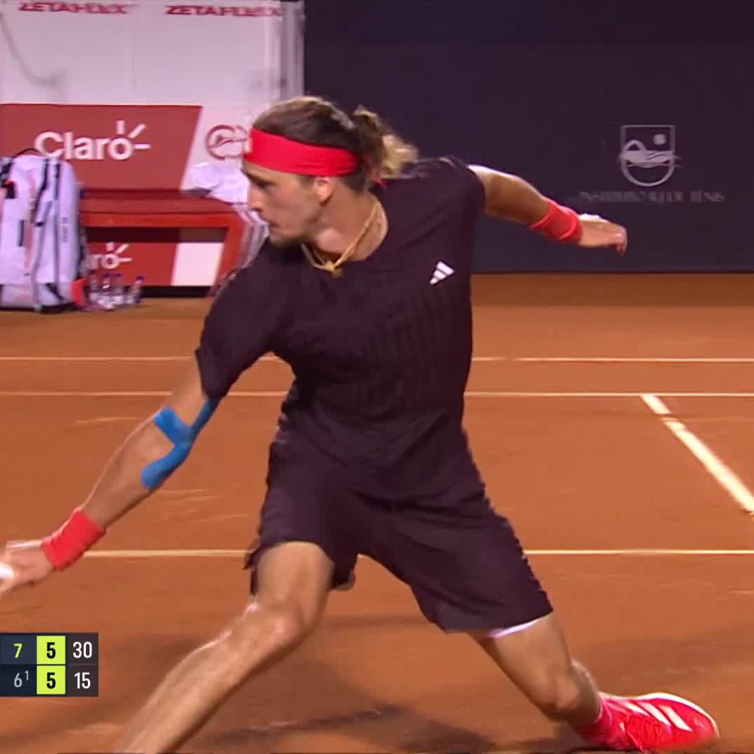 Oh, that is TASTY Alexander Zverev 😍 #RioOpen