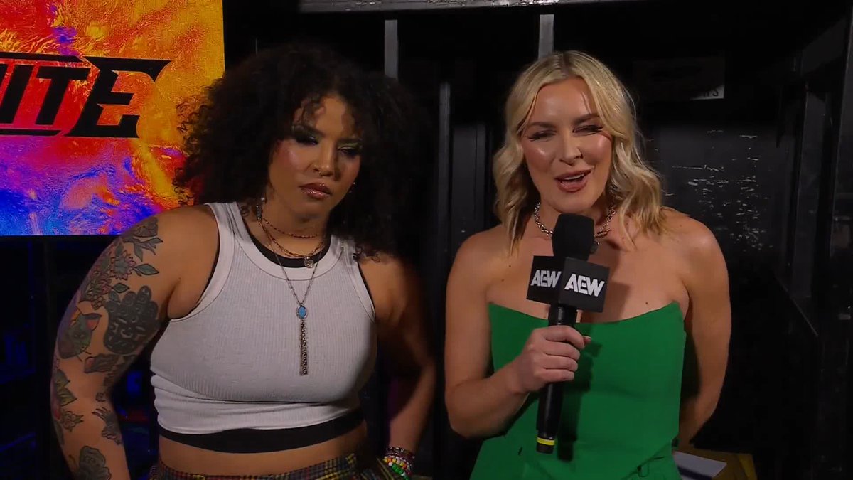 Willow Nightingale vents her frustration over last week’s events on Dynamite! Watch #AEWDynamite on TBS & MAX Renee Paquette | Willow Nightingale