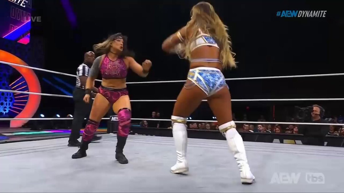 Megan Bayne is no joke! #AEWDynamite