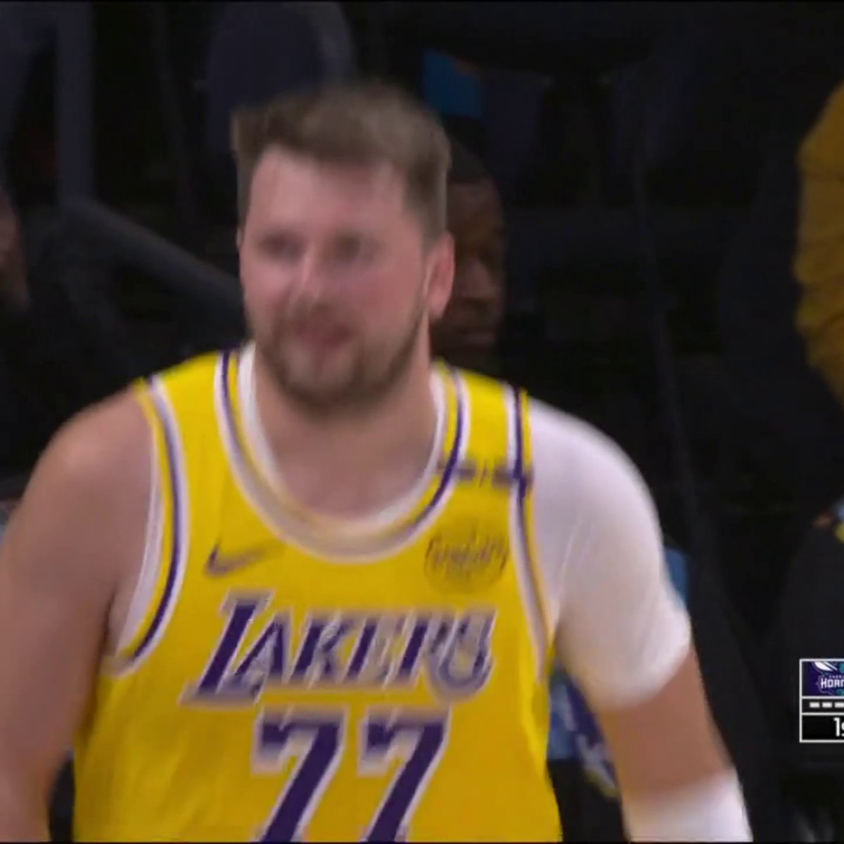 LUKA TO LEBRON FOR THE SLAM 💥