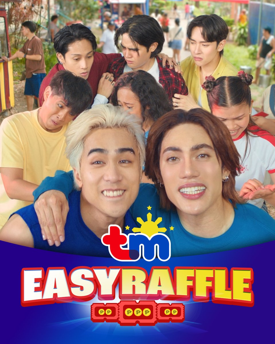 ‘Wag na pakatihin ang palad dahil EASY ANG SWERTE sa #TMEasyRAFFLE w/ ₱15M worth of prizes!🥳Load na ng EasySURF50 5G to join! Register na sa GlobeOne at GCash!