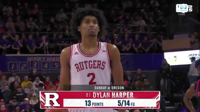 Dylan Harper TAKES OVER to lead Rutgers over Washington on the road🔥 34 PTS | 9-18 FG | 4-8 3PT | 5 REB | 3 AST