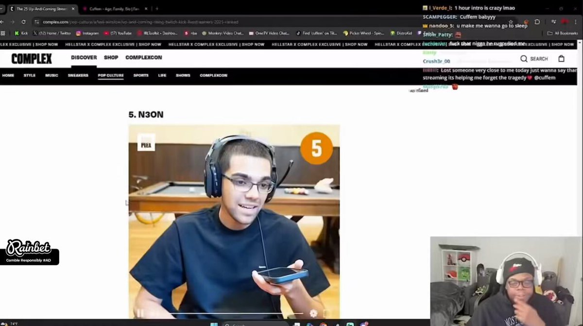 Cuffem blames 2xRakai for ruining streaming for his brainrot content and claims BruceDropEmOff was right about streaming😭😭