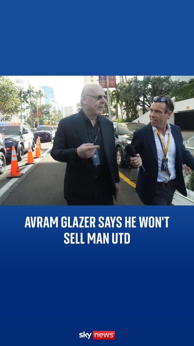 Manchester United co-owner Avram Glazer was questioned on his concerns about the football club and Sir Jim Ratcliffe's influence.