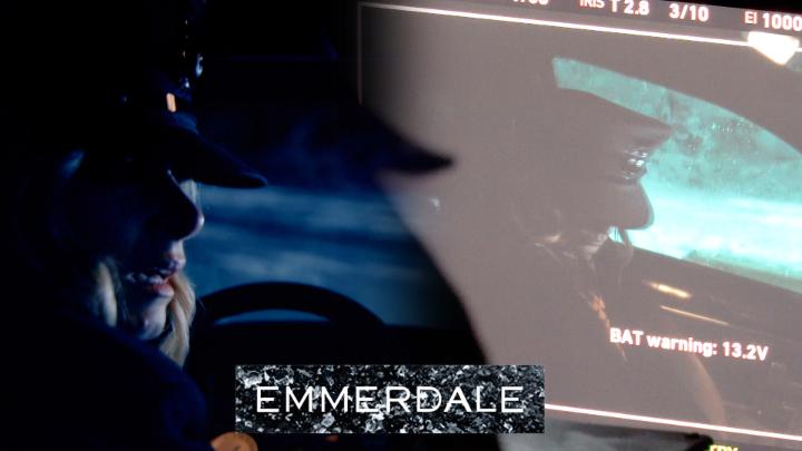 The drama continues tonight! Or... you could have a sneaky watch right now on ITVX 👀 (but remember, this is a spoiler free zone 🤐) Full behind-the-scenes video coming tonight at 8:30pm on YouTube and Facebook 🎬 #Emmerdale