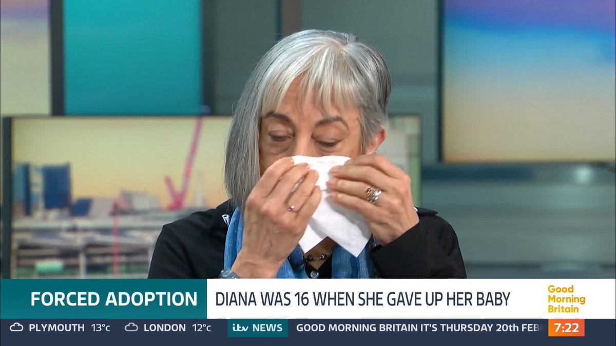 "My mother said 'oh for goodness sake', prised her out of my arms and handed her over" Diana Defries was forced to give her baby up for adoption at the age of 16. She is now campaigning for an official apology from the Government.