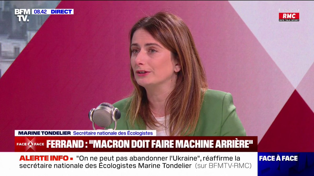 Marine Tondelier: "Les enfants qui naissent cette année, personne ne peut leur garantir que la planète sera encore habitable dans 30 ans"