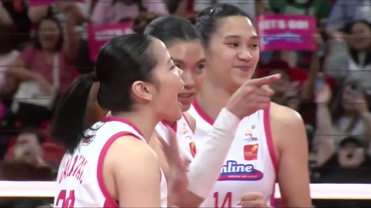 SUGAR, SPICE, AND A 9-0 SLICE 🥵 Alyssa Valdez and Tots Carlos power a solid 9-0 run as the Creamline Cool Smashers claw their way back into a fierce Set 2 battle against the Galeries Tower Highrisers in the 2024-25 PVL All-Filipino Conference! #PVL2025