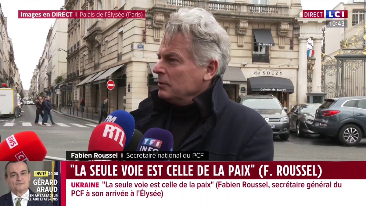 🗣️ "Ce n'est pas avec Trump que l'on doit parler, c'est avec Poutine" réclame Fabien Roussel