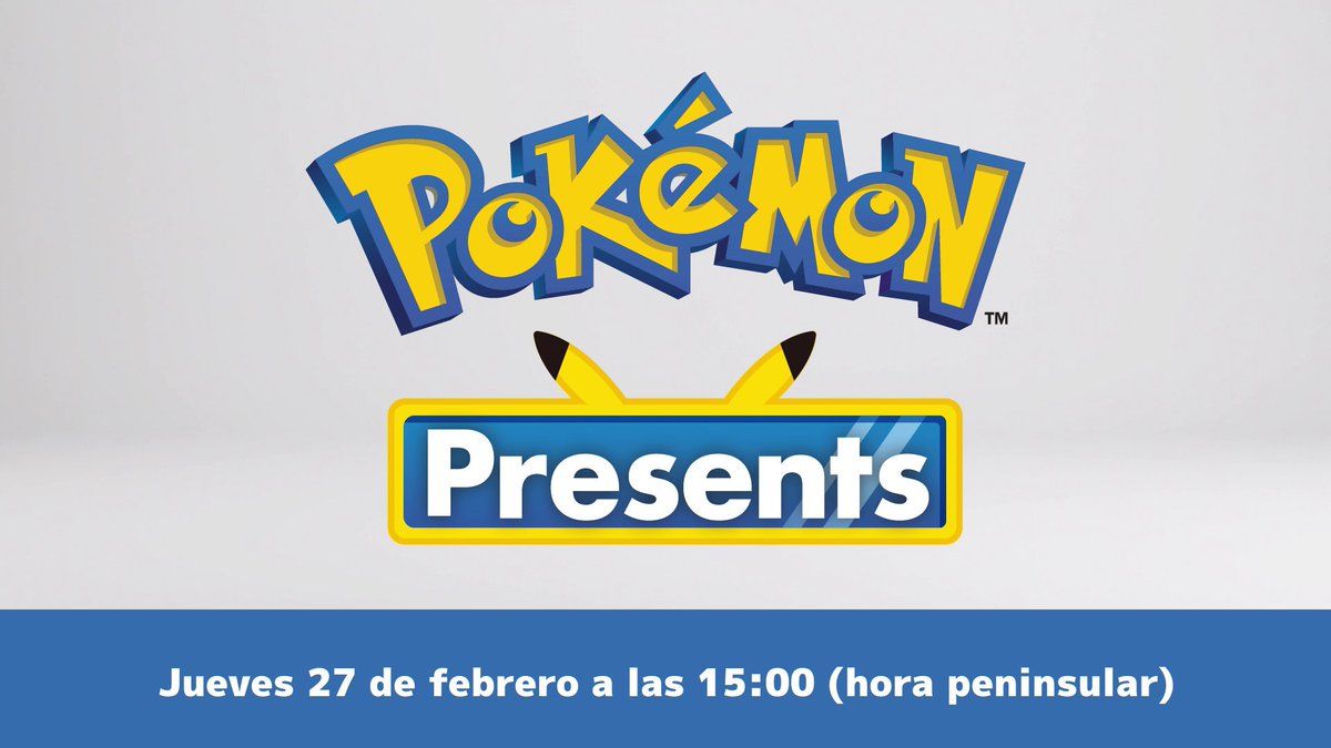 ¡Vamos allá! 🎉 📅 27 de febrero ⏰ 15:00 (hora peninsular) 📰 #PokemonPresents 📺