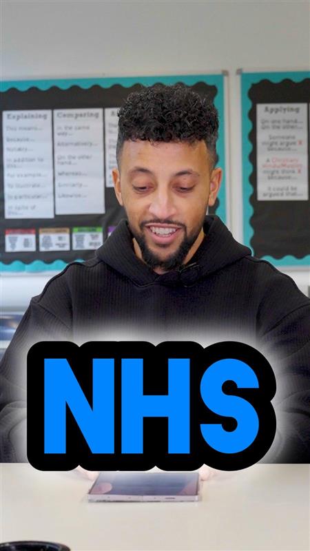 🤔 Matt Green finds out what GCSE students think of the NHS. Head to to learn more about our plans for its future.